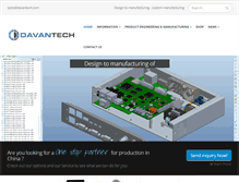 Tablet Screenshot of davantech.com